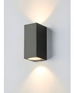 SE-WL-S2-DG CUADRO UP-DOWN WALL LAMP GU10 DARK GREY BODY ALUMINIUM HOMELIGHTING 77-9270
